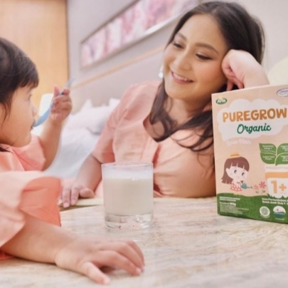 Kenalan dengan Susu Organik, Caca Tengker Pilih Ini untuk Anak