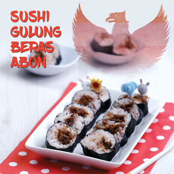Sushi Gulung Beras Abon