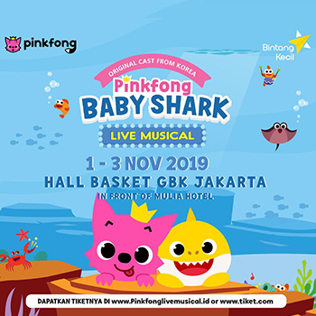 Jangan Ketinggalan Pinkfong Baby Shark Live Musical di 3 Kota Besar Indonesia